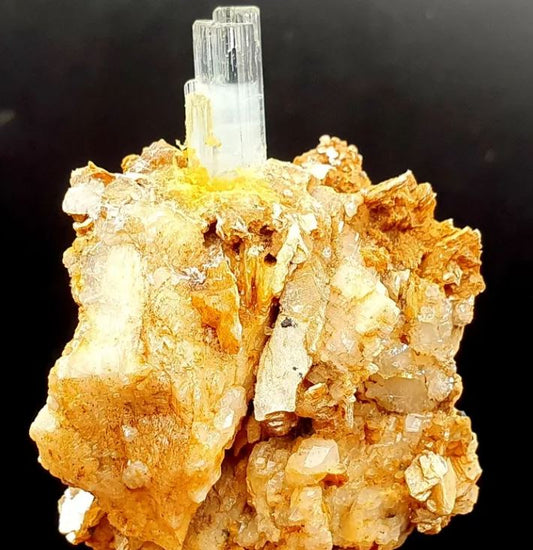 Ever seen Sky Blue Aquamarine On Mica Specimen From Nagar Pakistan? How does this come to form?