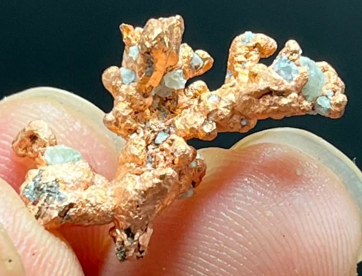Natural Copper Crystals from Michigan are cool! They almost appear organic! Why do they form this way and why do we mine it?