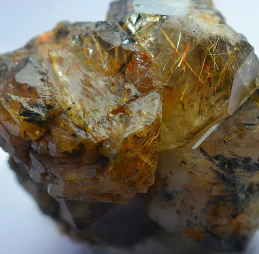 Lets learn about Natural Bi Color Rutilated Quartz Crystals Specimens from Pakistan and how they form!