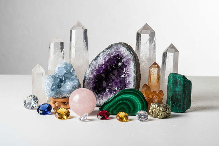 Gems, Minerals, & Crystals