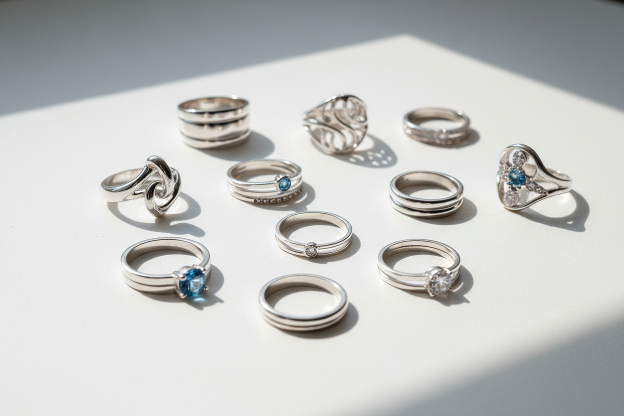 New 925 Sterling Silver Rings