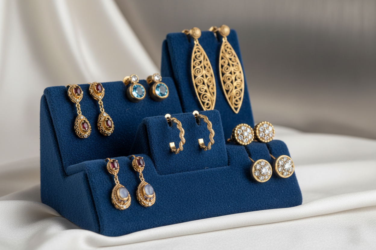 Estate 10K Earrings