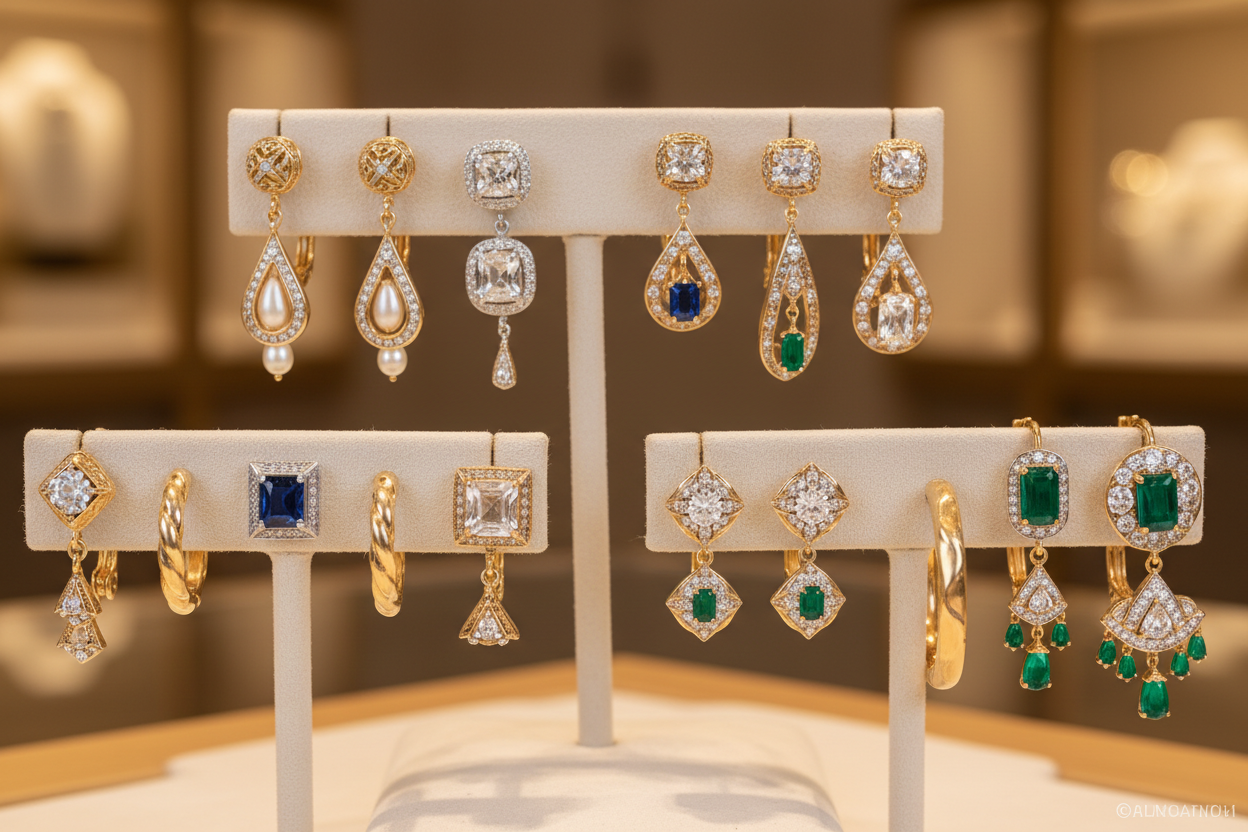 Estate 14K Earrings