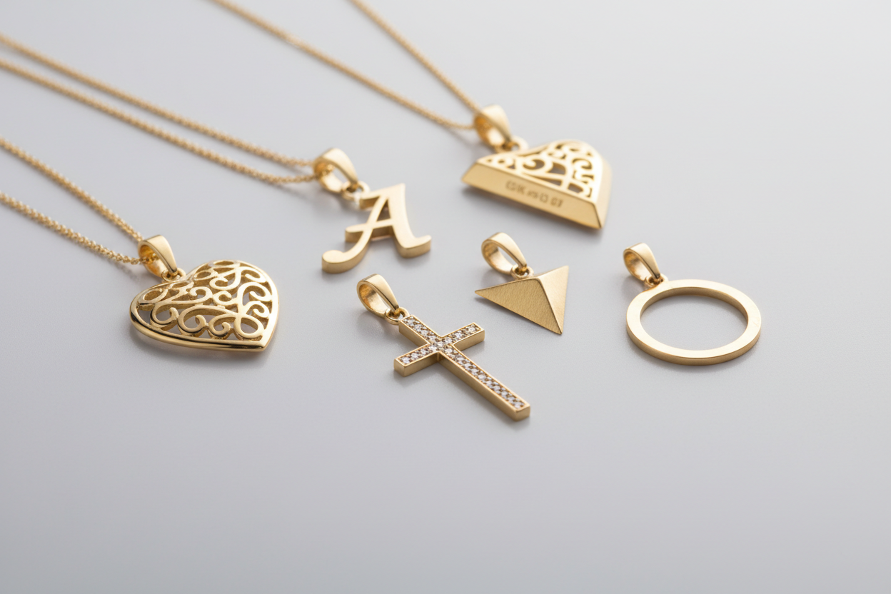 New 10K Pendants