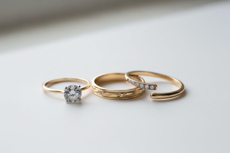 New 10K Women's Rings