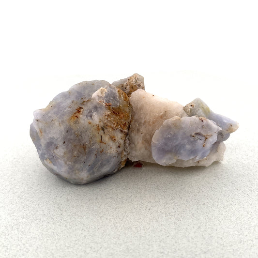 Fluorescent Hackmanite on Quartz, Pakistan, 100.09gr