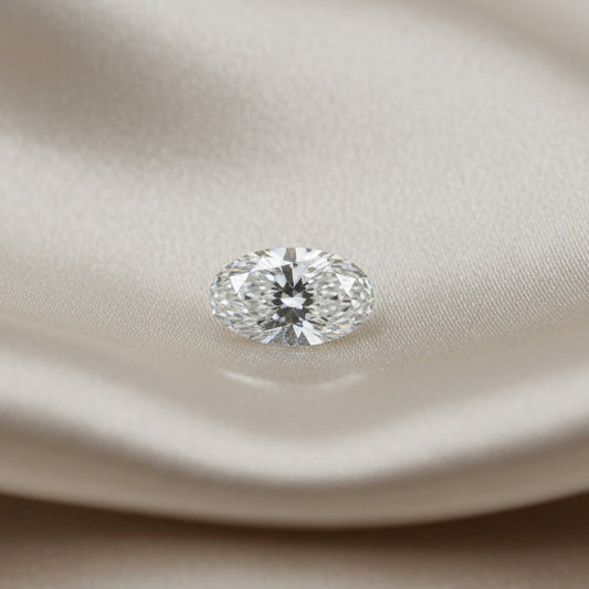 Certfied Lab Grown Diamond, 3.01ct, F, SI1, Oval