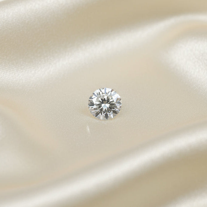 Certified Lab Grown Diamond, 1.38ct, F, SI2, Round, Ideal Cut