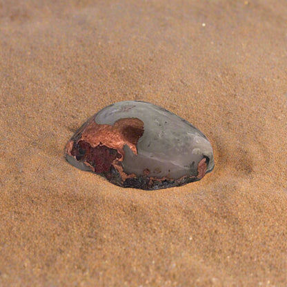 Free Form Copper Replacement Agate Cabochon, 9.77ct 18x11x6mm