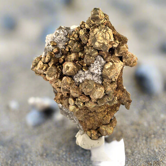 Pyrite & Quartz, Sweetwater Mine, Reynolds Co., MO, USA Mined 2007, 198.21gr