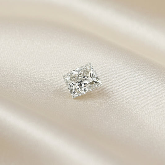 Certified Lab Grown Dimond, 2.10ct, E, VVS2, Princess Cut