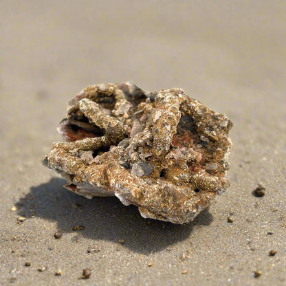 Pyrite with Quartz & Calcite, Morocco, 6.5x5.5x2.5cm, 132gr