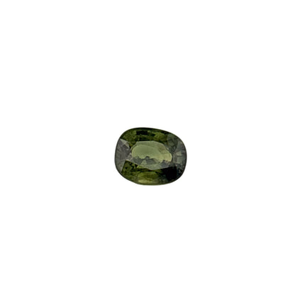 Natural Green Sapphire, 4ct, 10x8mm, African