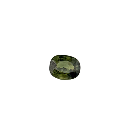 Natural Green Sapphire, 4ct, 10x8mm, African