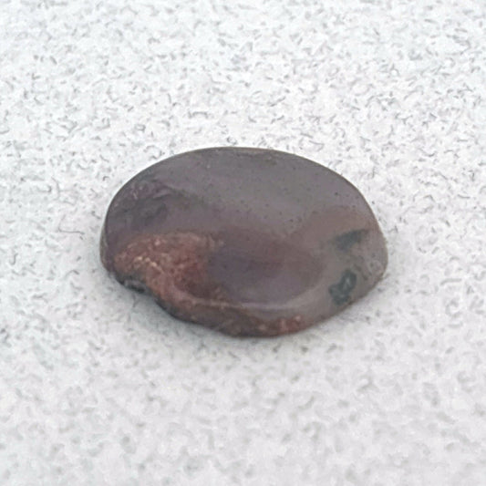 Copper Containing Agate Cabochon, Norther MI, USA, 2.57ct 12x10x2mm