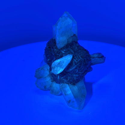 Fluorescent Selenite, Wyoming USA, 87gr, 6x7x4cm