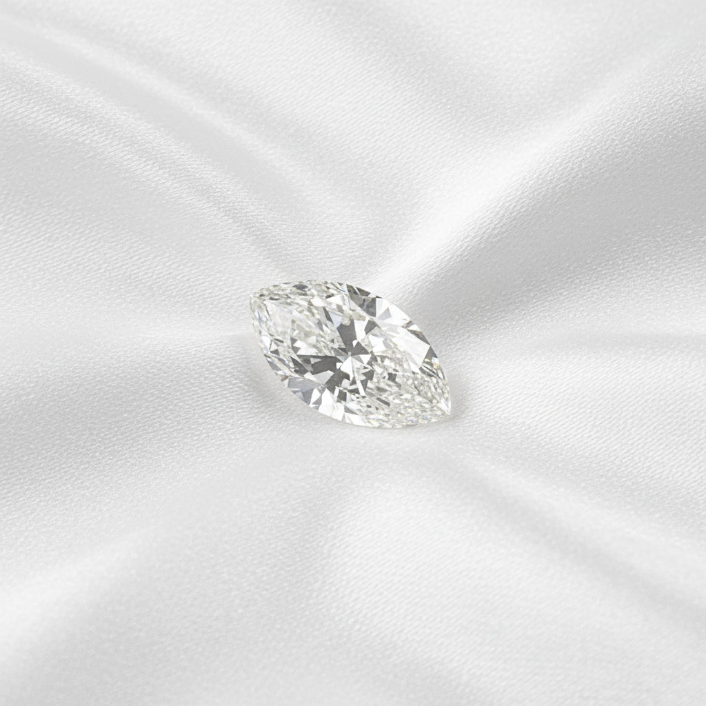 Certified Lab Grown Diamond, Marquise Brilliant, 5.04ct, G, SI1