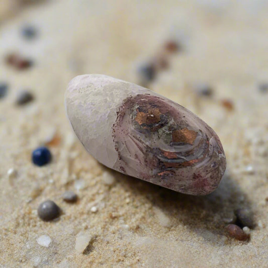 Copper Replacement Agate Cabochon, 16.1ct 26x12x7mm