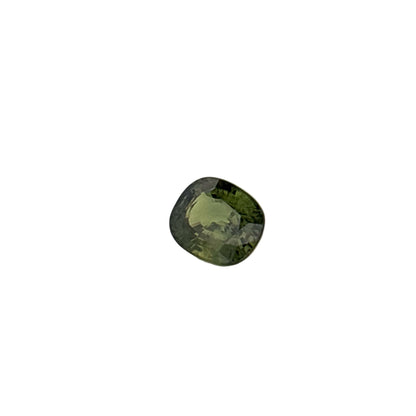 Natural Green Sapphire, 4ct, 10x8mm, African