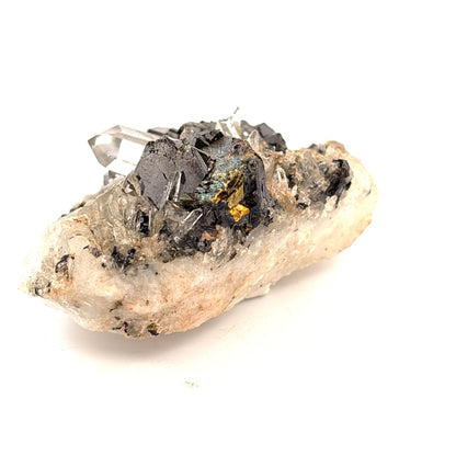 Quartz, Galena, & Sphalerite from Madan Mine, Bulgaria
