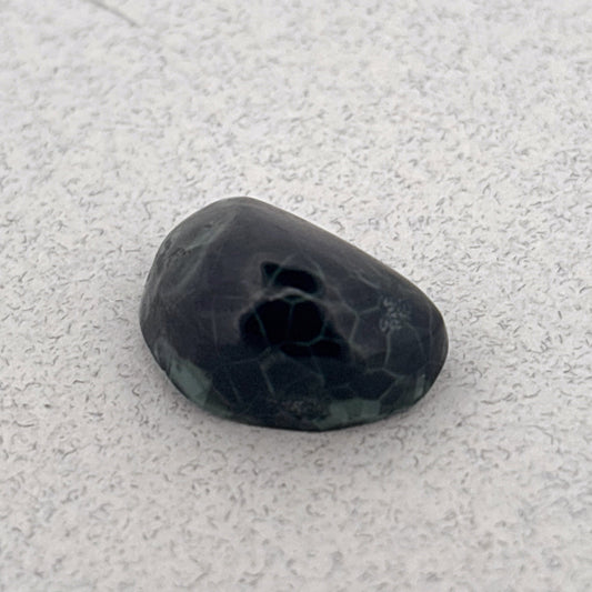 Free Form Michigan Greenstone Cabochon, 8.12ct 15x10x7mm