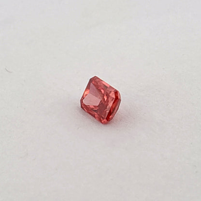 Certified Lab Grown Diamond, 1.57ct, Fany Deep Pink, VS1, Emerald Cut