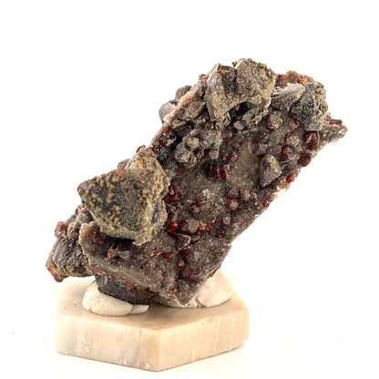 Sphalerite, Marcasite, & Quartz Druze, Tri-State Area, USA