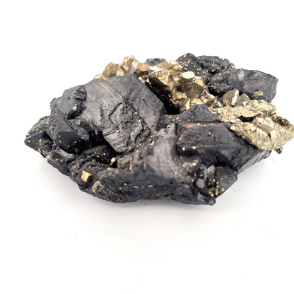 Sphalerite & Pyrite cluster, Lima, Peru, 347.1gr, 10x7x3cm
