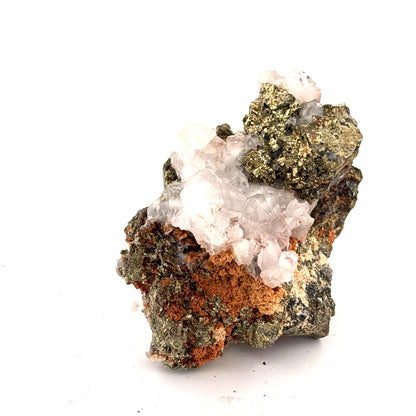 Pyrite & Quartz with Iron Staining, Morocco, 5x4x4.5cm, 83gr