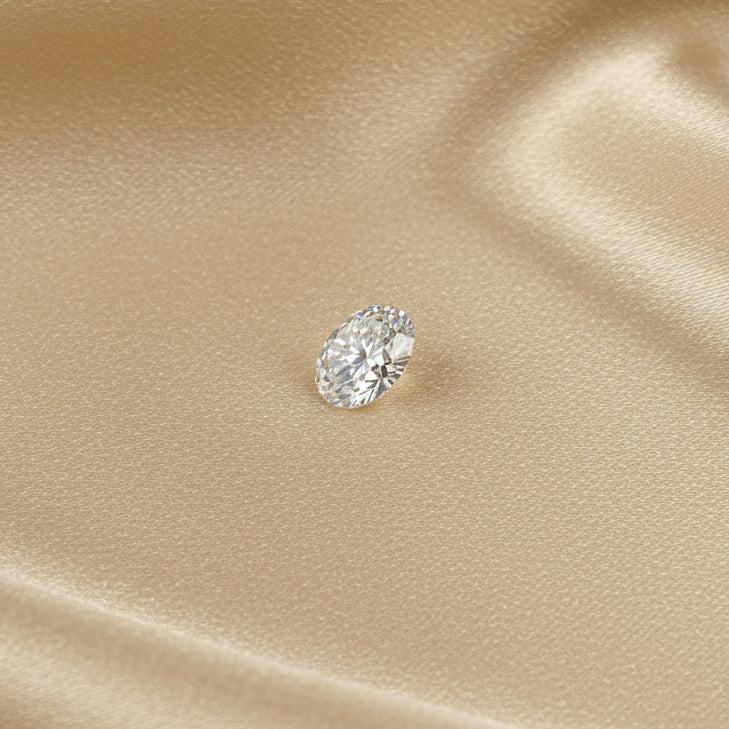 Certified Lab Grown Diamond, 1.38ct, F, SI2, Round, Ideal Cut