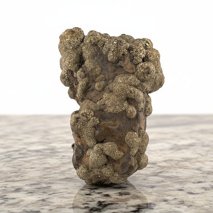 Pyrite on Limonite Clay, 459gr, 85x55x60mm, Supat Mine, Mansehra, Pakistan