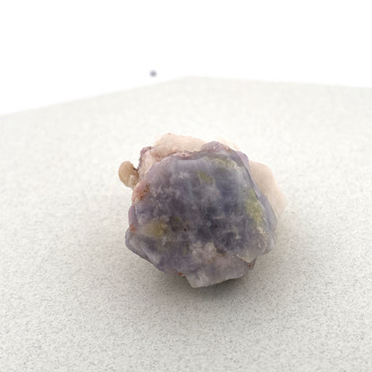 Fluorescent Hackmanite on Quartz, Pakistan, 51.64gr, 45x43x25mm