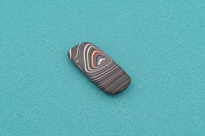 Corvettite Free From, 4.72ct, 26x11x3mm "Fordite" Bowling Green, KY, USA