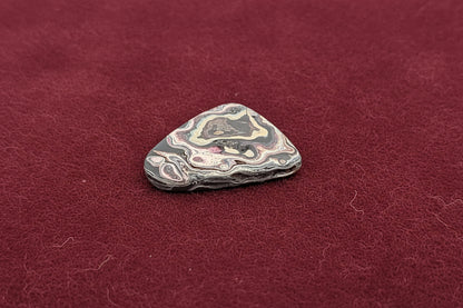 Cadilite, Cadilac Ranch "Fordite" Free From Cabocheon, Amarillo, Texas, 6.26ct 26x23x3mm