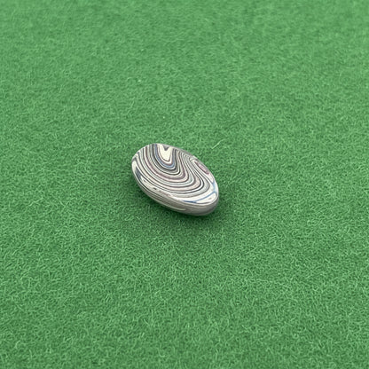 KC F-150 Plant Fordite 1960-1970 Free Form Cabocheon, 23x13x4mm, 5.95ct