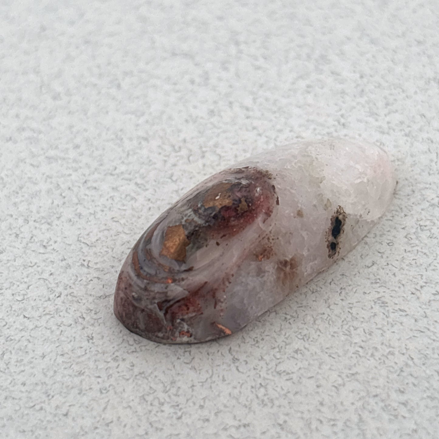 Copper Replacement Agate Cabochon, 16.1ct 26x12x7mm