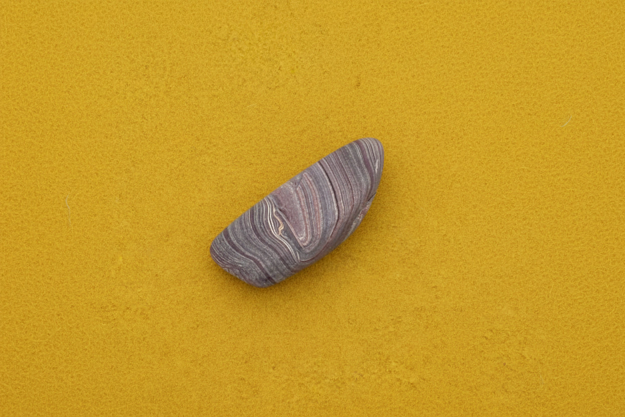 Corvettite Free From, 9.73ct, 33x14x5mm "Fordite" Bowling Green, KY, USA