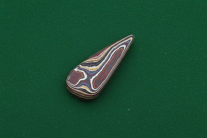 Corvettite Free From, 17.56ct, 46x18x6mm "Fordite" Bowling Green, KY, USA