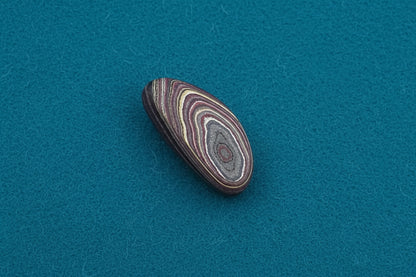 Corvettite Free From, 5.71ct, 24x11x5mm "Fordite" Bowling Green, KY, USA