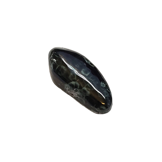 Free Form Central Michigan Greenstone Cabochon 14.83ct 25x11x7mm