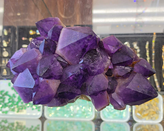 Large Amethyst Crystal Cluster, Brazil, 27x16x12cm, 5282gr