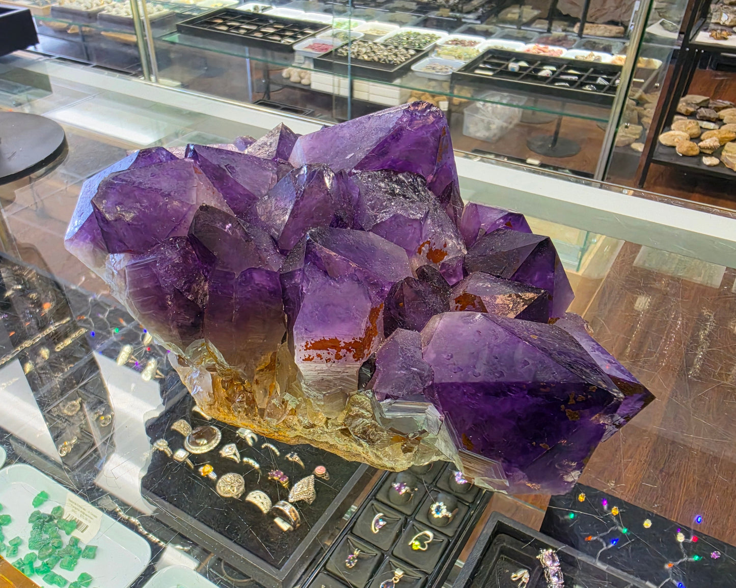 Large Amethyst Crystal Cluster, Brazil, 27x16x12cm, 5282gr