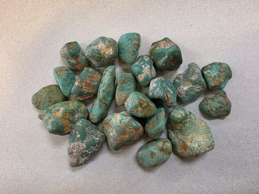 Stabilized Nevada, USA Turquoise parcels for Cabocheon work or inlay.
