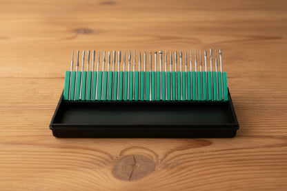 30Pc. Diamond Bur Set, 3.2mm or 5.3mm x3/32" Shank