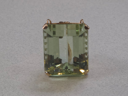 Antiuqe 14k Helidor "Beryl" Broach, 24x20mm 16-17ct estimated weight, Yellow Gold