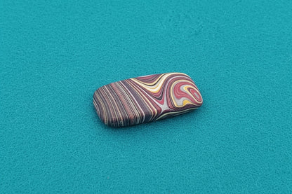 Corvettite Free From, 4.72ct, 26x11x3mm "Fordite" Bowling Green, KY, USA