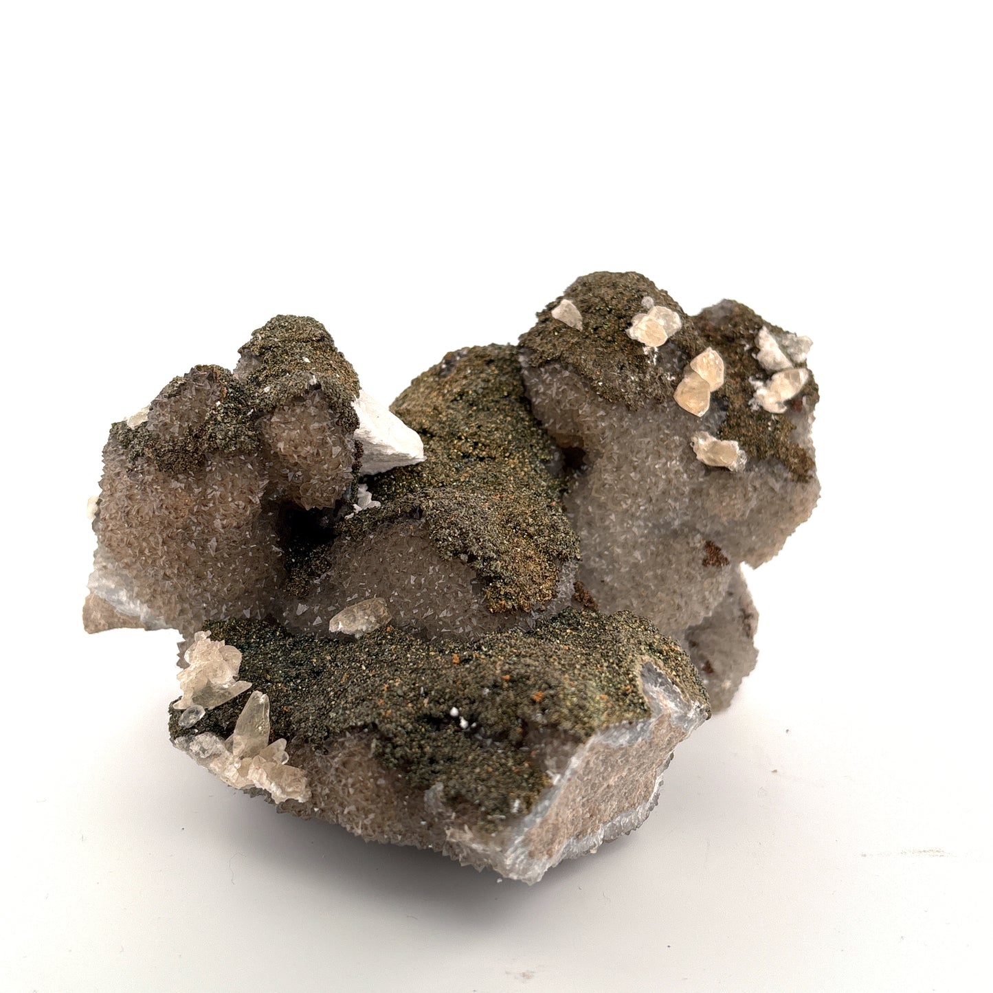 Iridescent Marcasite, Dolomite, & Calcite Specimen, 746.5gr, Montana, USA