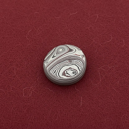 KC F-150 Plant Fordite 1960-1970 Free Form Cabocheon, 27x22x5mm, 13.68ct