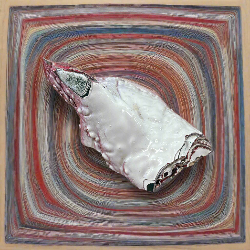 Historical Fordite Cutting Rough, Michigan, 98.95gr