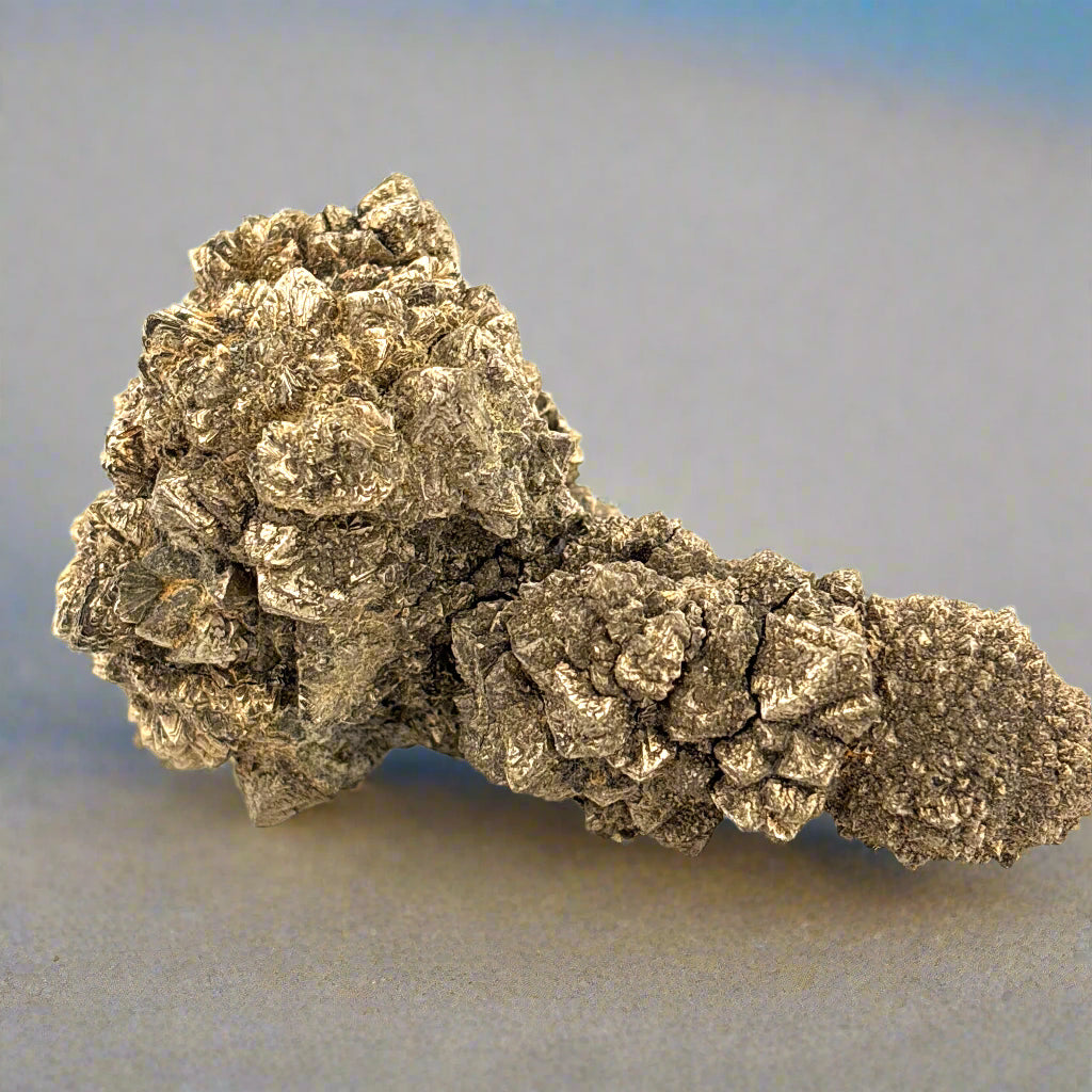 RARE, Pyritized Limestone Sea Worm Burrow, Ross Co., OH, USA, 232gr, 8x5x4cm